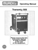 ESAB Transmig 505 User manual