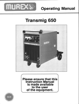 ESAB Transmig 650 User manual