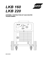 ESAB LKB 160 Installation guide