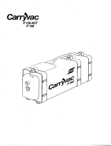 ESAB Carryvac P 150 AST User manual