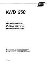 ESAB KHD 250 User manual