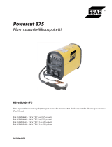 ESAB Powercut 875 User manual