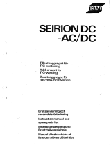 ESAB Seirion DC AC/DC User manual