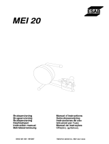 ESAB MEI 20 User manual