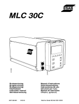ESAB MLC 30C User manual