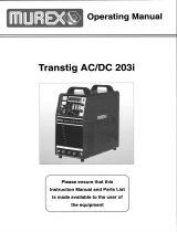 ESAB Transtig AC/DC 203i User manual