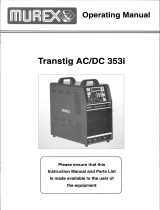 ESAB Transtig AC/DC 353i User manual