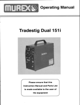 ESAB Tradestig Dual 151i User manual