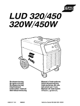 ESAB LUD 320, LUD 450 User manual