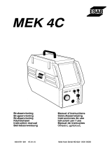ESAB MEK 4C User manual