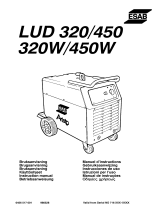 ESAB LUD 320, LUD 450 User manual