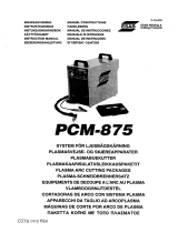 ESAB PCM 875 User manual