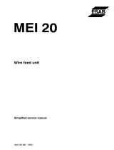 ESAB MEI 20 User manual