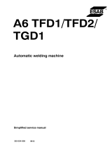 ESAB A6 TFD1 / TGD1 / TFD2 User manual