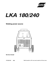 ESAB LKA 180 User manual