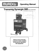 ESAB Transmig Synergic 500 User manual