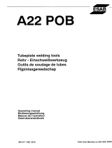 ESAB POB A22 POB User manual