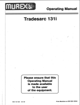 ESAB Tradesarc 131i User manual