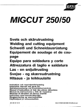 ESAB MIGCUT 250/50 User manual