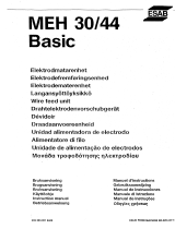 ESAB MEH 44 Basic User manual