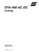 ESAB DTA 400 AC/DC User manual