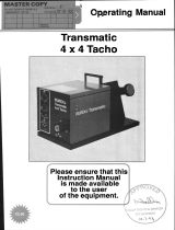 ESAB Transmatic 4x4 Tacho User manual