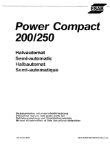 ESAB POWER COMPACT 200/250 User manual