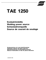 ESAB TAE 1250 User manual