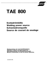 ESAB TAE 800 User manual