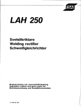 ESAB LAH 250 User manual