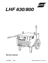 ESAB LHF 800 User manual