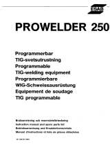 ESAB PROWELDER 250 User manual