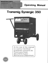 ESAB Transmig Synergic 350 User manual