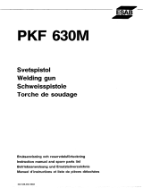 ESAB PKF 630 M User manual