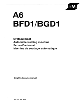 ESAB A6 BFD1 / BGD1 User manual