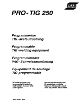 ESAB PROTIG 250 User manual