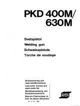 ESAB PKD 400M, PKD 630M User manual