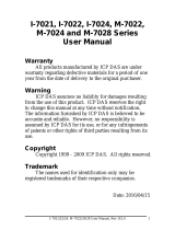 ICP DAS USA M-7028D User manual