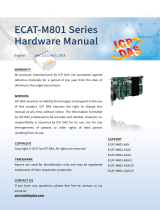 ICP ECAT-M801-8AX User manual