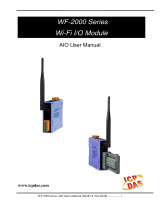 ICP DAS USA WF-2060         - Wi-Fi I/O Module, 6-channel Digital Input & 6-channel Relay Output User manual