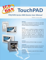 ICP DAS USA TPD-433-H - Touch Screen PLC, Ethernet, RS-485 & USB ports, Real Time Clock User manual