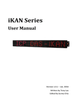 ICP iKAN-124 User manual