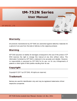 ICP DAS USA tM-7521 - Addressable Serial to Ethernet Converter User manual
