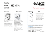 AKG HC644 MD Quick start guide