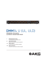 AKG DMM14 UL Owner's manual