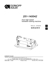 DURKOPP ADLER 251-140042 Operating instructions