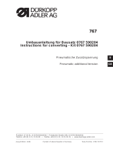 Duerkopp Adler 767 User manual