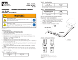 Ideal PowerPlug® Luminaire Disconnect, Model 183, 3-Wire Operating instructions