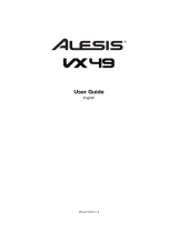 Alesis VX49 Owner's manual