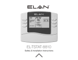 Elan EL-TSTAT-8810 Installation guide